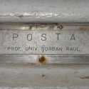 Cutia postala a prof. Raul Sorban