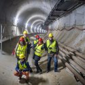 In tunel - Santier metrou Drumul Taberei