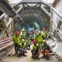 In tunel - Santier metrou Drumul Taberei