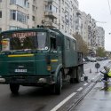 Reparația liniei de tramvai de pe Nerva Traian