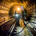 Lucrari in tunel langa Nicolae Grigorescu - Metrou Bucuresti