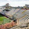 Vedere din peluza Nord - Stadionul Giulesti