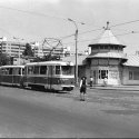 Tramvai ITB cu 3 remorci la piața 1 Mai 20.07.1979