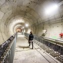 In tunel spre statia de metrou Drumul Taberei 34