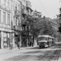 Tramvai cehesc linia 13 pe Splaiul Independenței 23.09.1979