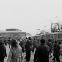 Tramvai linia 13 în Piața Unirii 05.11.1977