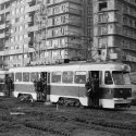 Tramvai linia 14 în Pantelimon 15.10.1975