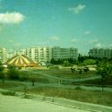 Cort de circ ambulant în parcul Crangași