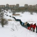 la plimbare prin nămeți