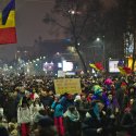 Protest anticoruptie in Bucuresti