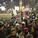 Protest anticoruptie in Bucuresti