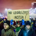 Protest anti-amnistie si gratiere 2017 - Piata Victoriei