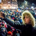 Protest anti-amnistie si gratiere 2017 - Bulevardul Nicolae Balcescu