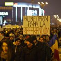 Continua protestele anti-coruptie in Bucuresti