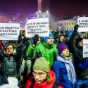 Martea Neagra - Protest impotriva OUG privind abuzul in serviciu - Piata Victoriei