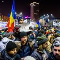 Protest impotriva coruptiei - Piata Victoriei