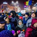 Protest impotriva coruptiei - Piata Victoriei