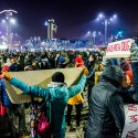 Protest impotriva coruptiei - Piata Victoriei