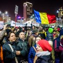 Protest impotriva coruptiei - Piata Victoriei