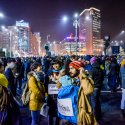 Protest impotriva coruptiei - Piata Victoriei