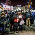 Protest impotriva coruptiei - Piata Victoriei