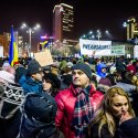 Protest impotriva coruptiei - Piata Victoriei