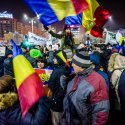 Protest impotriva coruptiei - Piata Victoriei