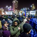 Protest impotriva coruptiei - Piata Victoriei