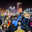 Protest impotriva coruptiei - Piata Victoriei