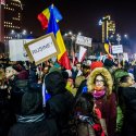 Protest impotriva coruptiei - Piata Victoriei