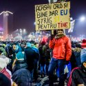 Protest impotriva coruptiei - Piata Victoriei