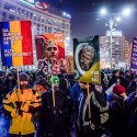 Protest impotriva coruptiei - Piata Victoriei