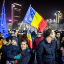 Protest anticoruptie - Piata Victoriei