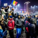 Protest anticoruptie - Piata Victoriei