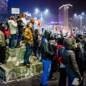 Protest anticoruptie - Piata Victoriei