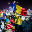 Protest anticoruptie - Piata Victoriei