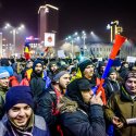 Protest anticoruptie - Piata Victoriei