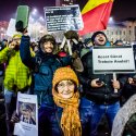 Protest anticoruptie - Piata Victoriei