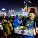 Protest anticoruptie - Piata Victoriei