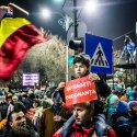 Protest anticoruptie - Piata Victoriei