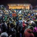 Protest anticoruptie - Piata Victoriei