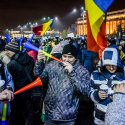 Protest anticoruptie - Piata Victoriei