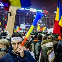 Protest anticoruptie - Piata Victoriei