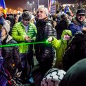 Protest anticoruptie - Piata Victoriei