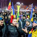 Protest anticoruptie - Piata Victoriei