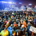 Protest anticoruptie - Piata Victoriei