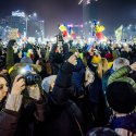 Ploaie de stele - Protest anticoruptie - Piata Victoriei