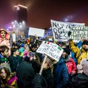 Protest anticoruptie - Piata Victoriei