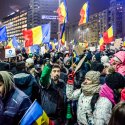 Protest anticoruptie - Piata Victoriei