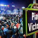 Protest anticoruptie - Piata Victoriei